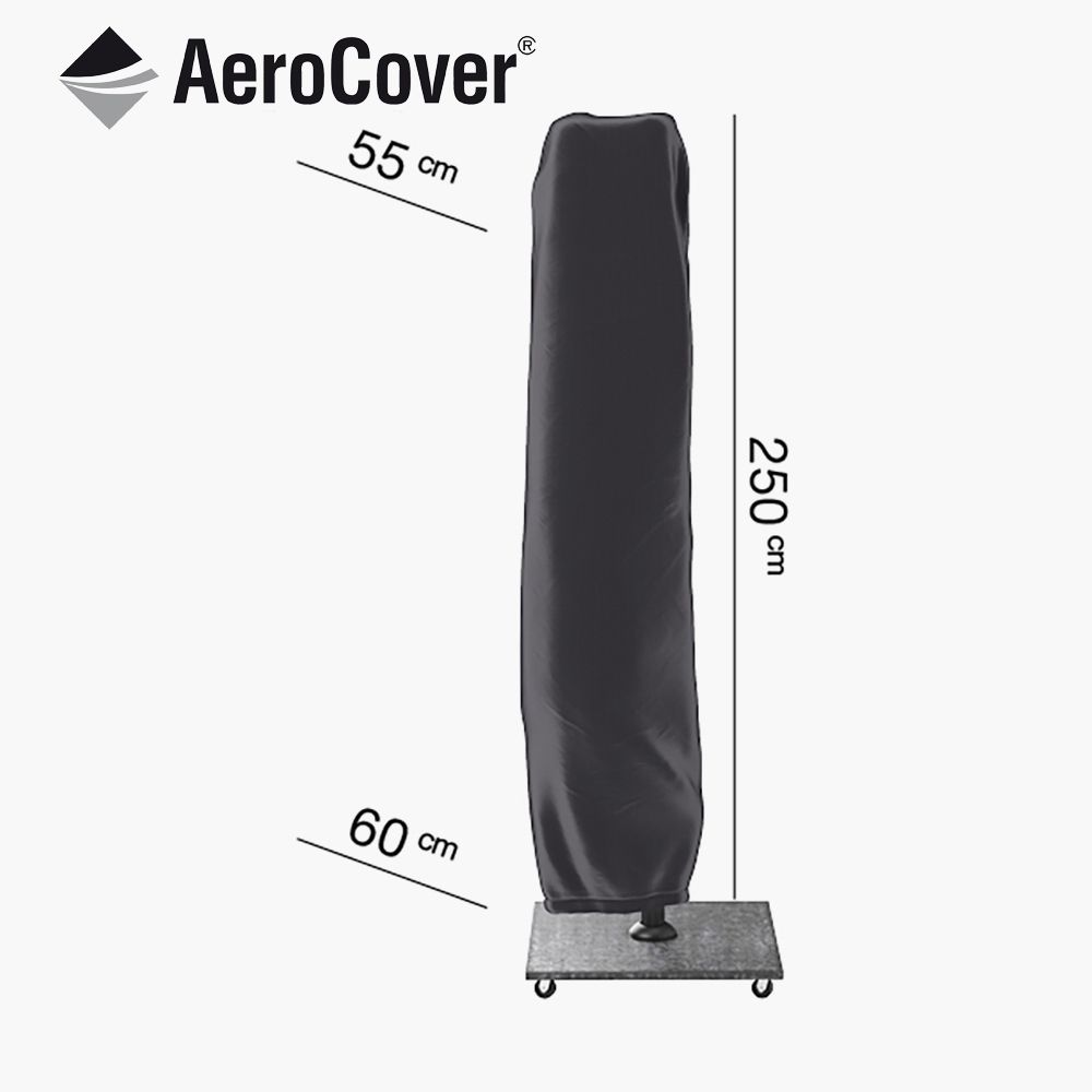 Ruma AeroCover Free Arm Parasol Waterproof Cover W55xD60x250cm