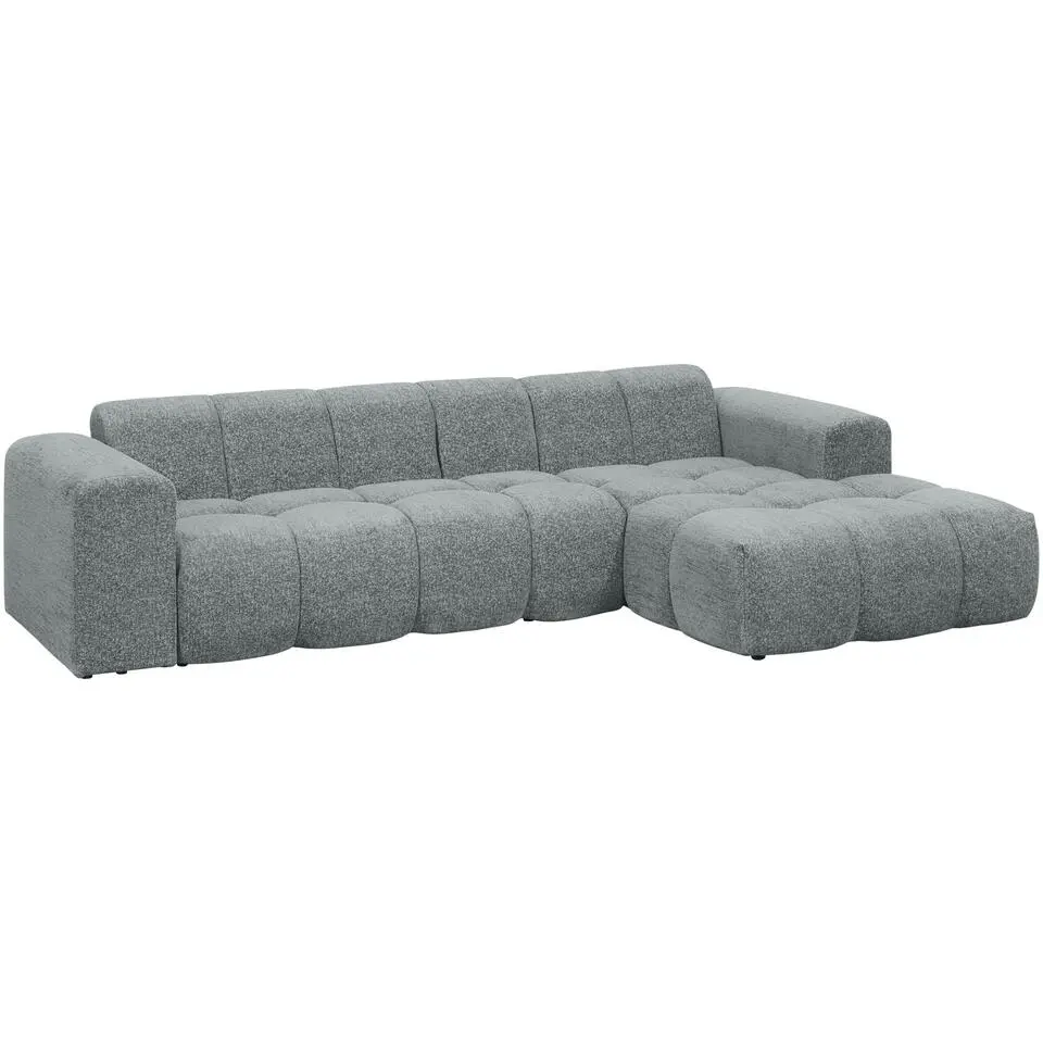 Hoekbank Beau rechts - Raven - grijs