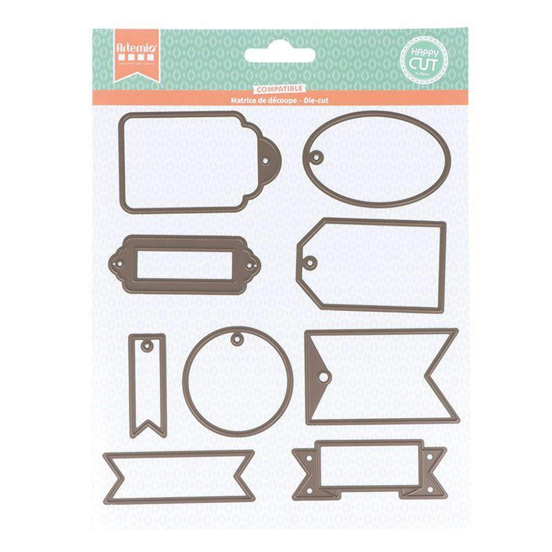 ÉTIQUETTES - Matrice de découpe étiquettes