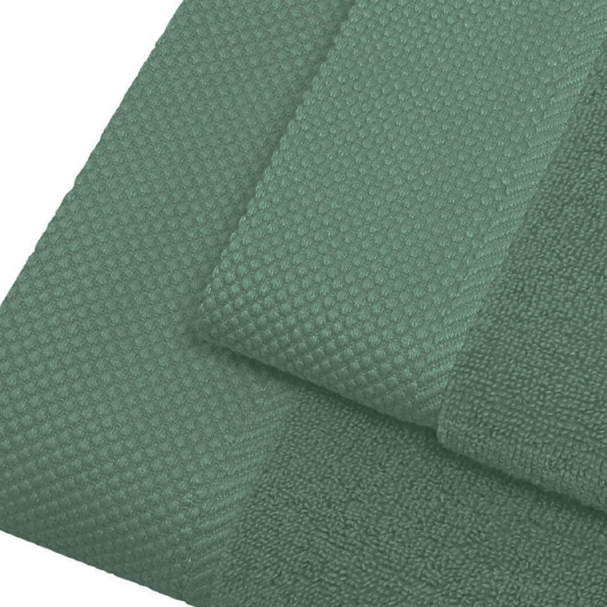 SENSOFT - Maxi drap de bain  zéro twist 560gr/m²  eucalyptus 100x150 cm