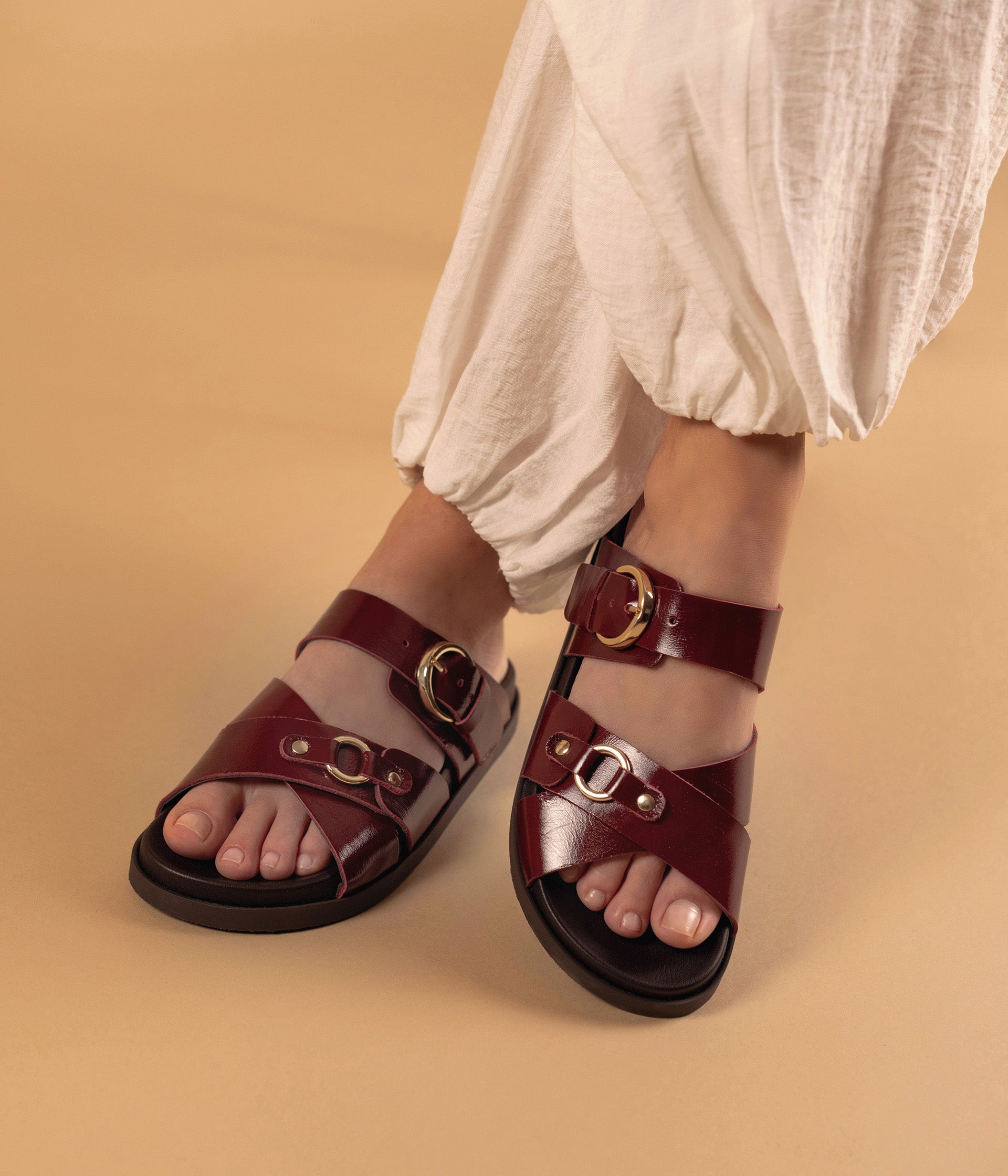 Mule Yara bordeaux