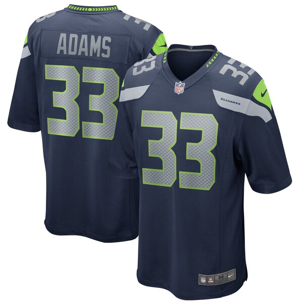 Jamal Adams Seattle Seahawks Nike Game Player Jersey - College Navy/Neon Green