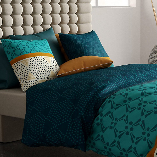 Housse de couette 260x240   2 taies coton 57 fils