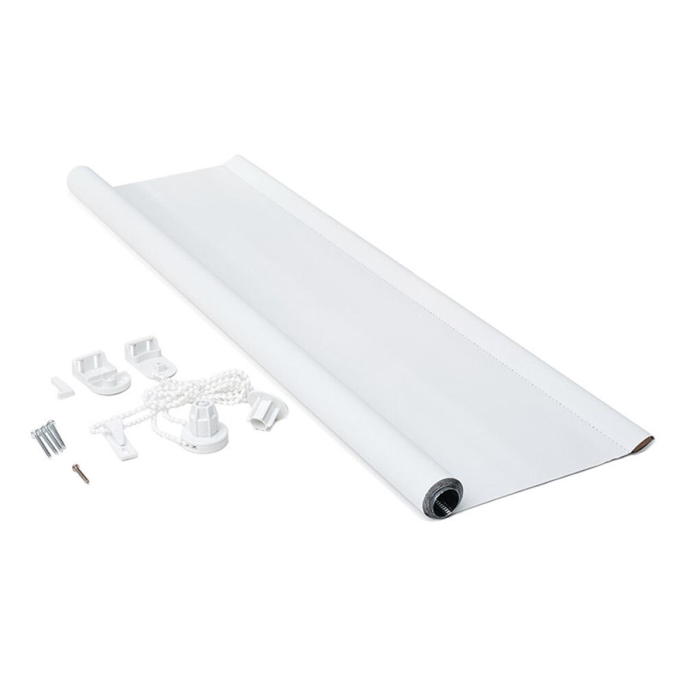 RULLEGARDIN BASIC MØRKLEGGENDE 160X185CM HVIT