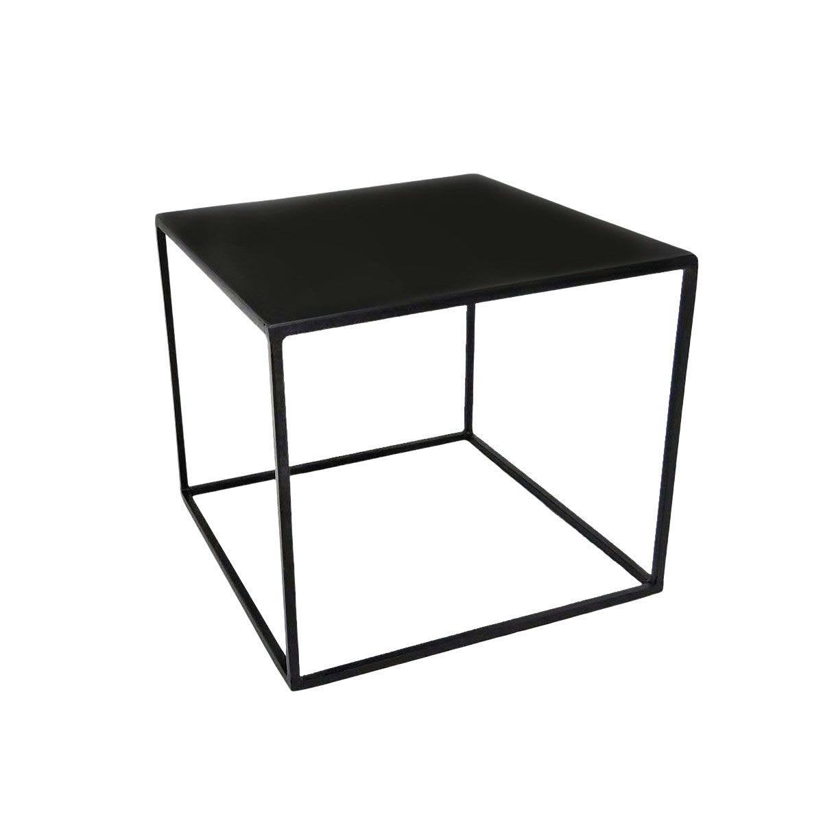 DOUGLAS - Bout de canapé carrée en métal