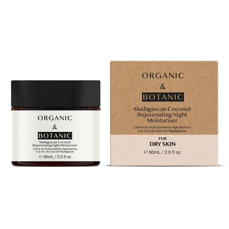 Organic & Botanic Madagascan Coconut Anti-Ageing Rejuvenating Night Moisturiser 60ml