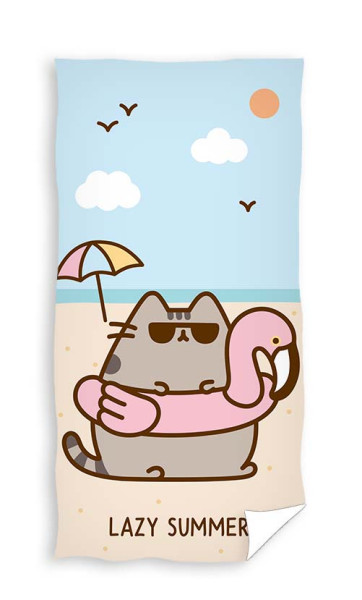 Ręcznik Pusheen 70x140 kąpielowy plażowy Carbotex