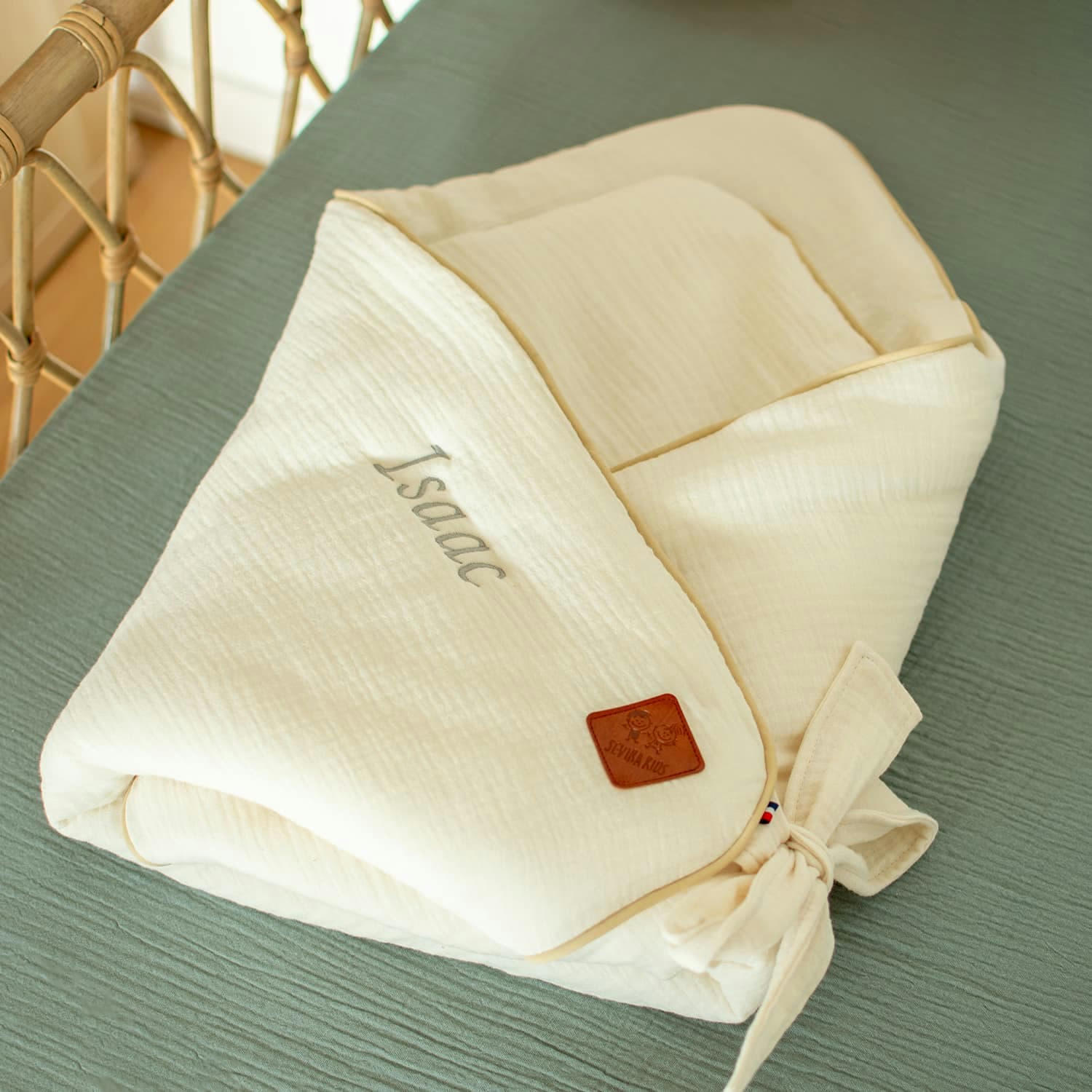 JEANNE - Gigoteuse d'emmaillotage en gaze de coton  100% coton