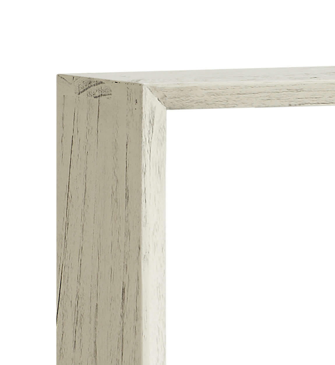 MURIA - Étagère en bois de mindi blanc 40x40