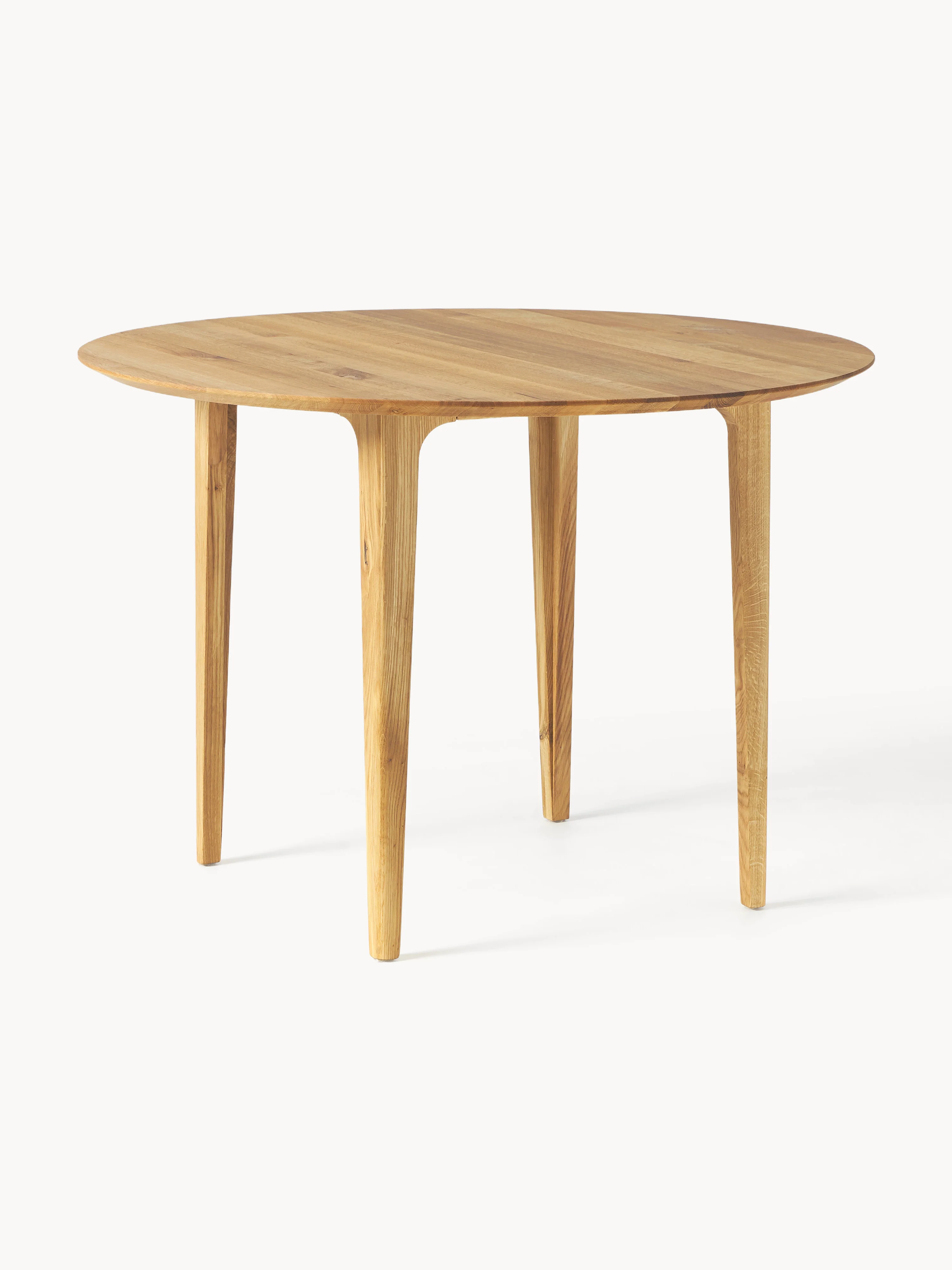 Runder Esstisch Archie aus Eichenholz, Ø 110 cm