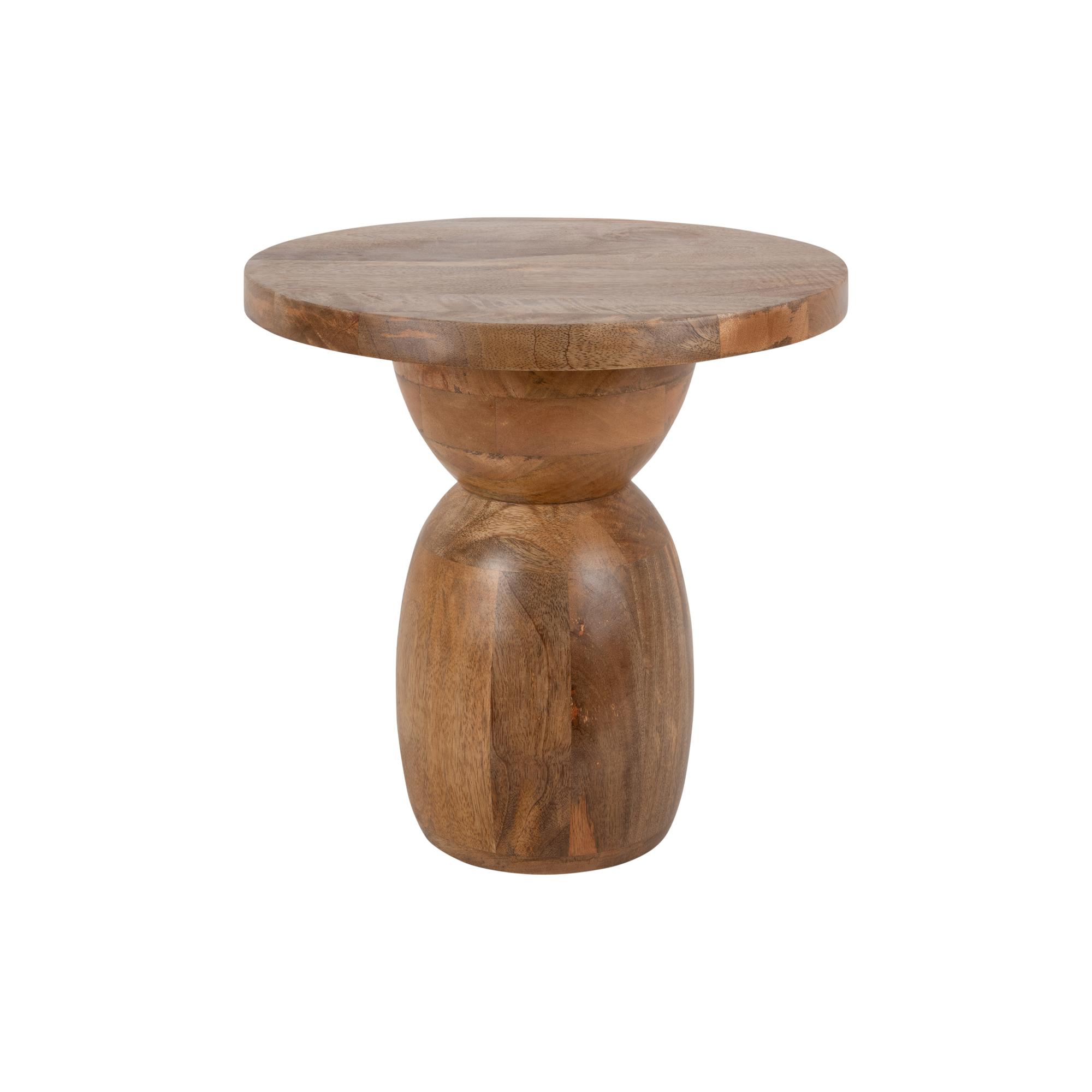 Leitmotiv bijzettafel Dia Klein - naturel - Ø38cm