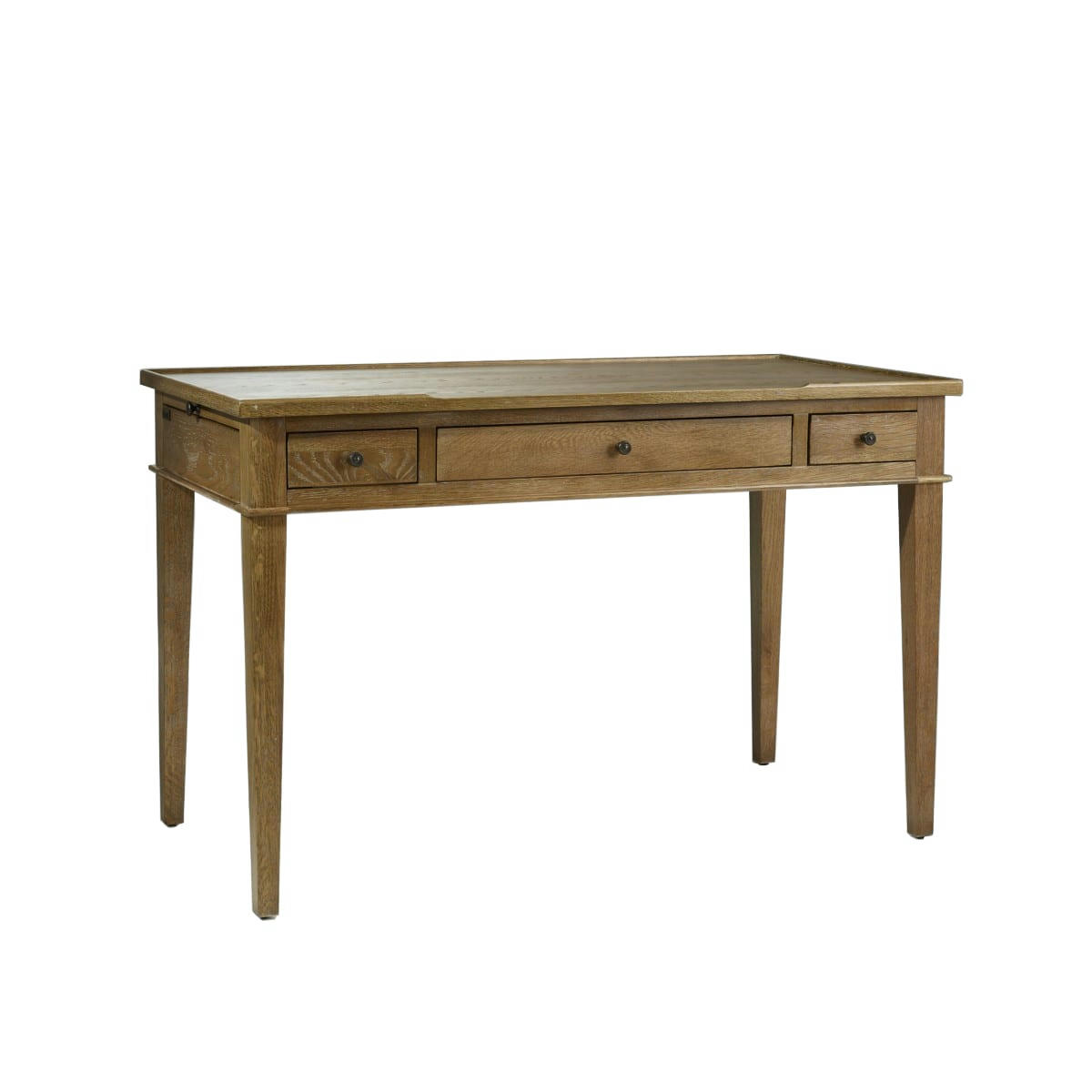 CAMUS - Bureau 3 tiroirs en chêne massif