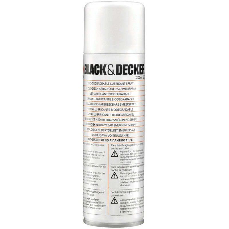 Huile en spray pour taille-haie 300 ml BLACK DECKER