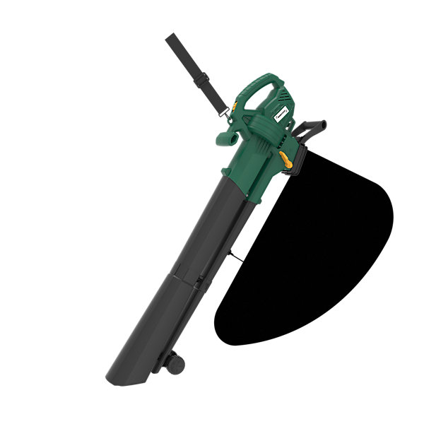 Aspirateur souffleur broyeur filaire 2500 W - 760 m³/h - ratio 10:1 - avec sac de 45 L