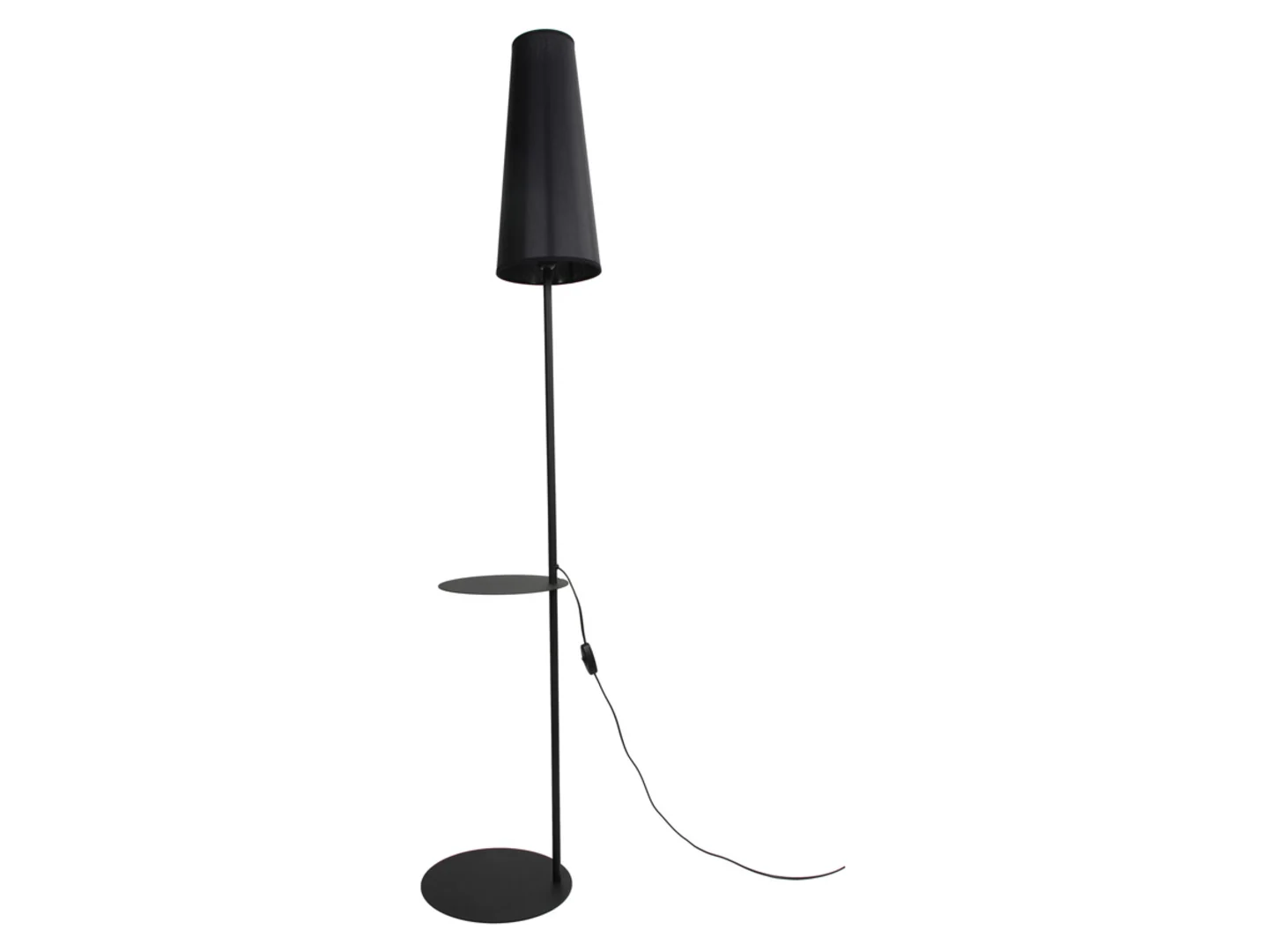 Lampa podłogowa Zing metalowa czarna