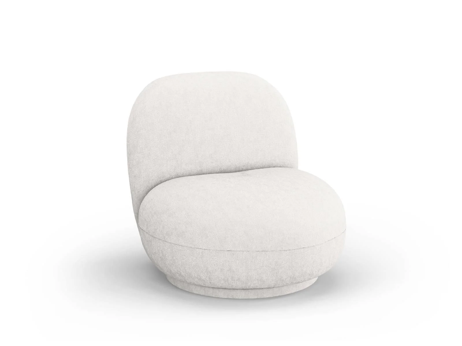 Draaibare fauteuil Chuck chenille