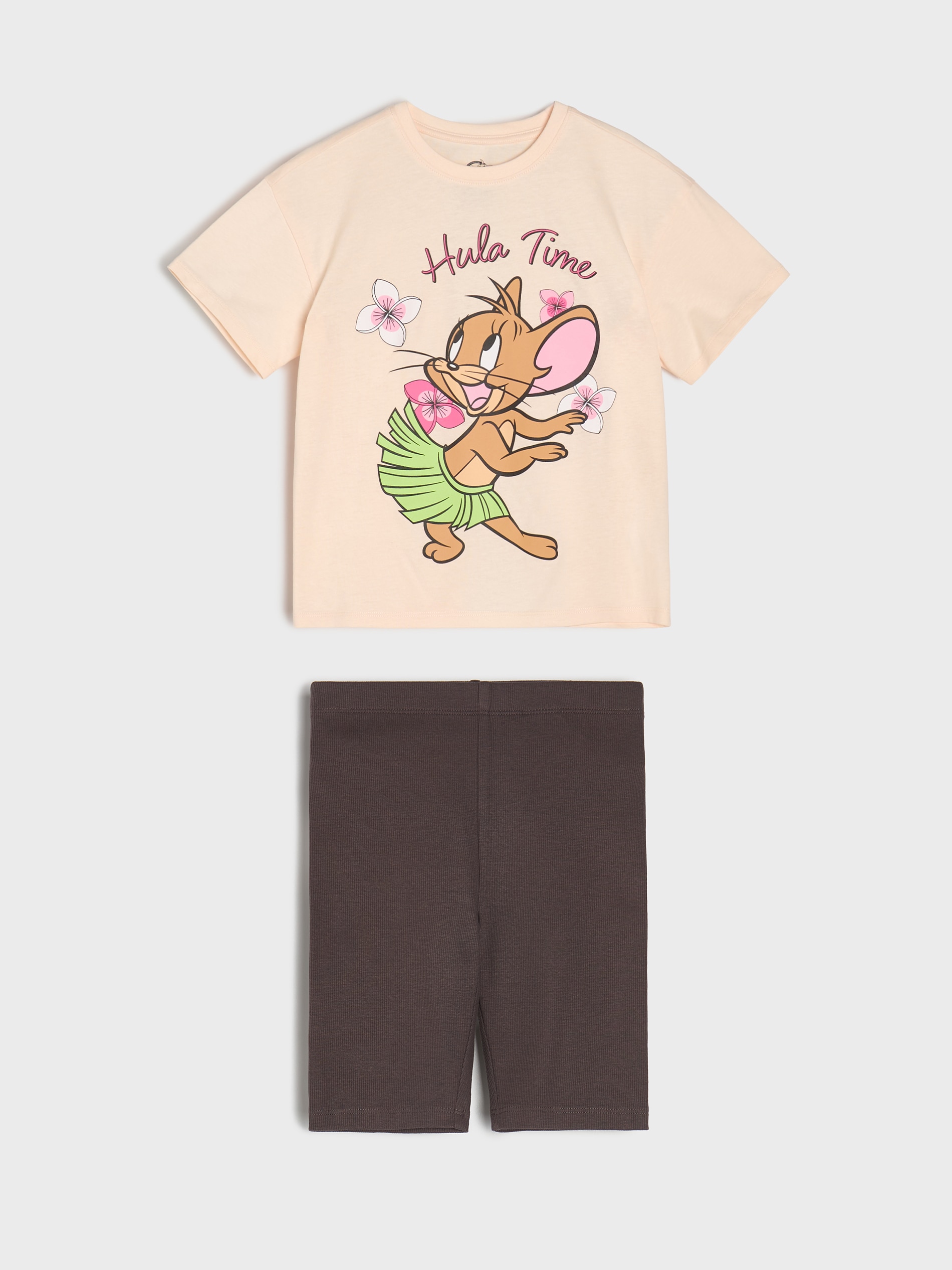 Komplet: koszulka i kolarki Tom and Jerry