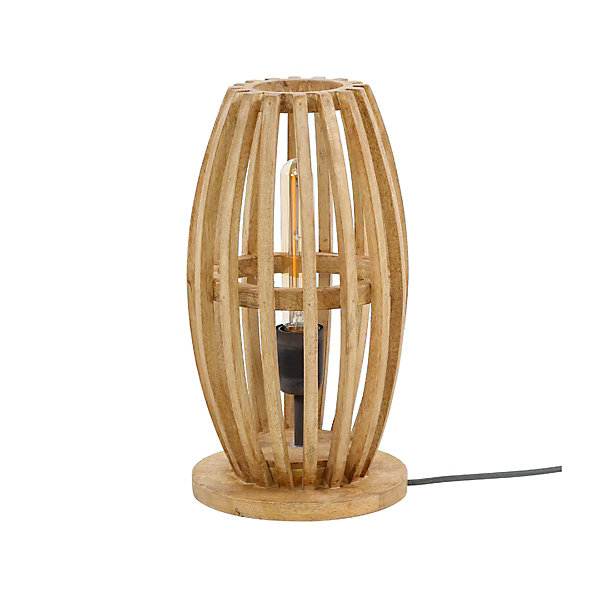 Lampe à poser en bois naturel TIBOR