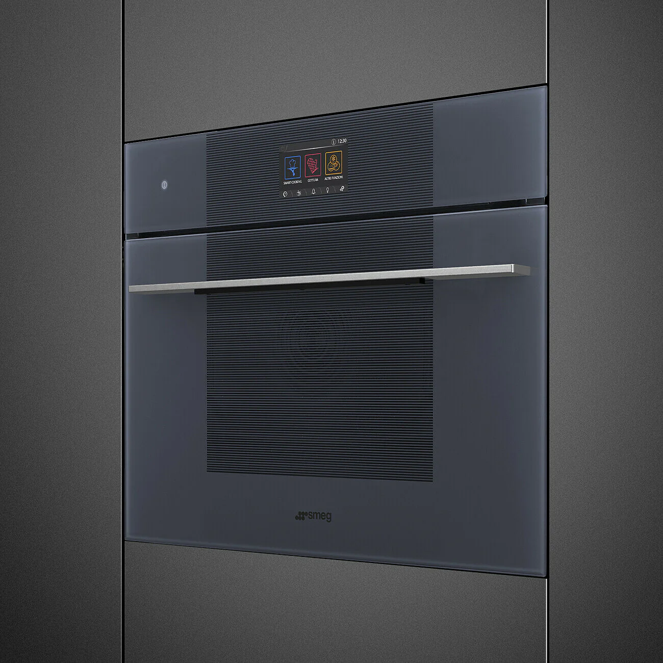 45cm Linea Omnichef Oven Neptune Grey