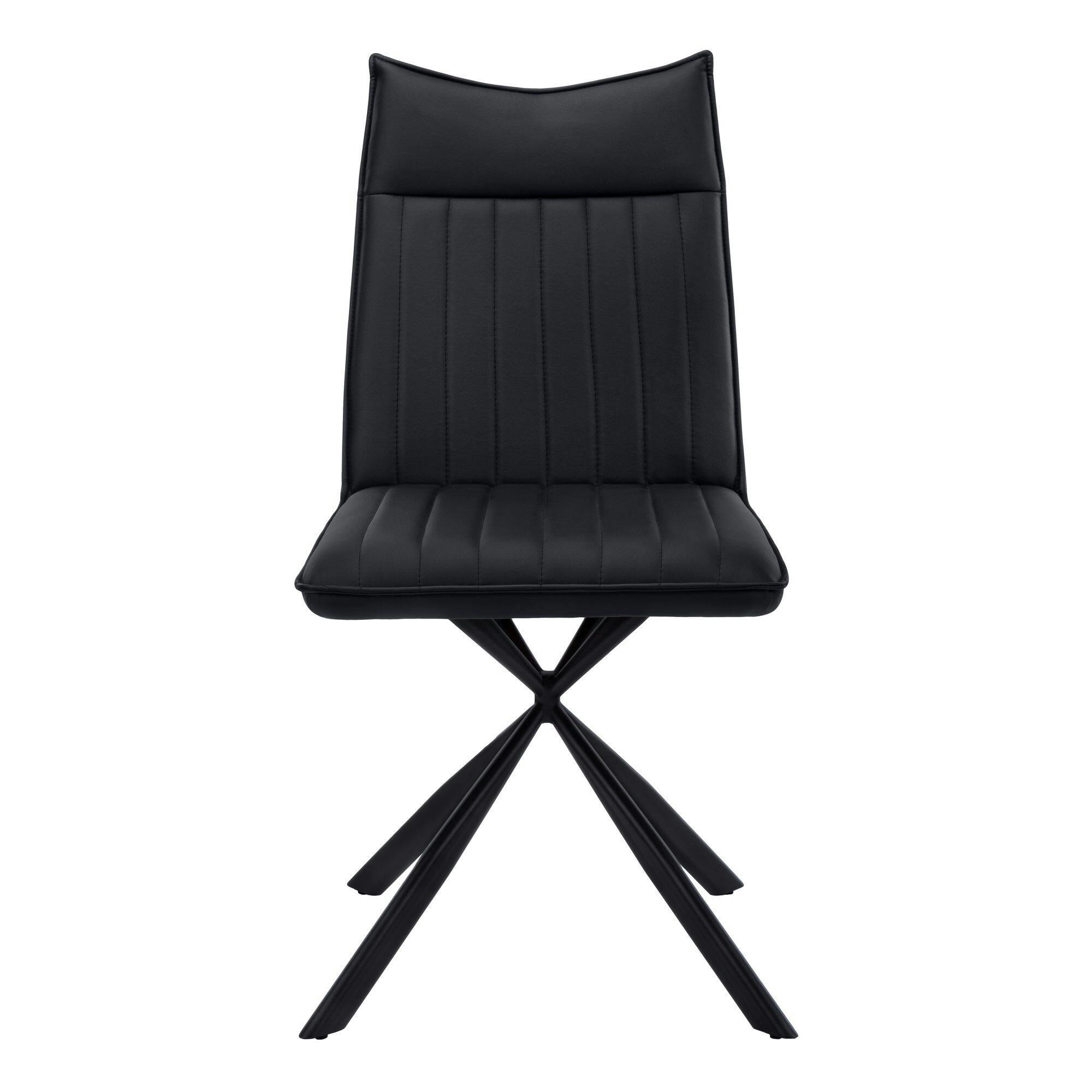 Monarch Specialities X-Base Dining Chair Set, 2-pc
