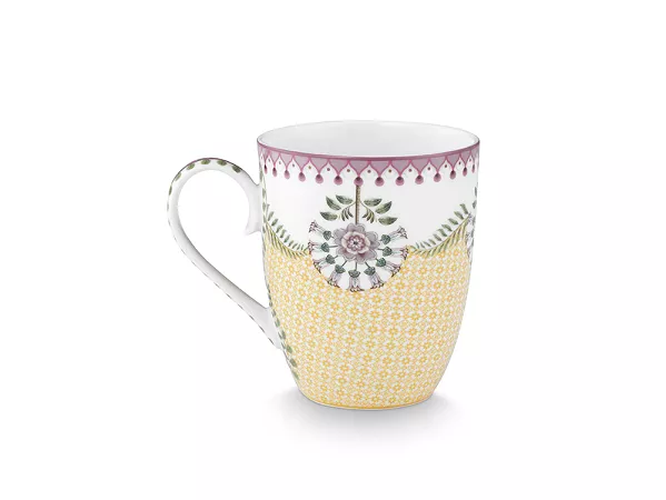 Komplet 2 kubków 0,35 L Pip Studio - Lily & Lotus Yellow 51.L&LY.002.579