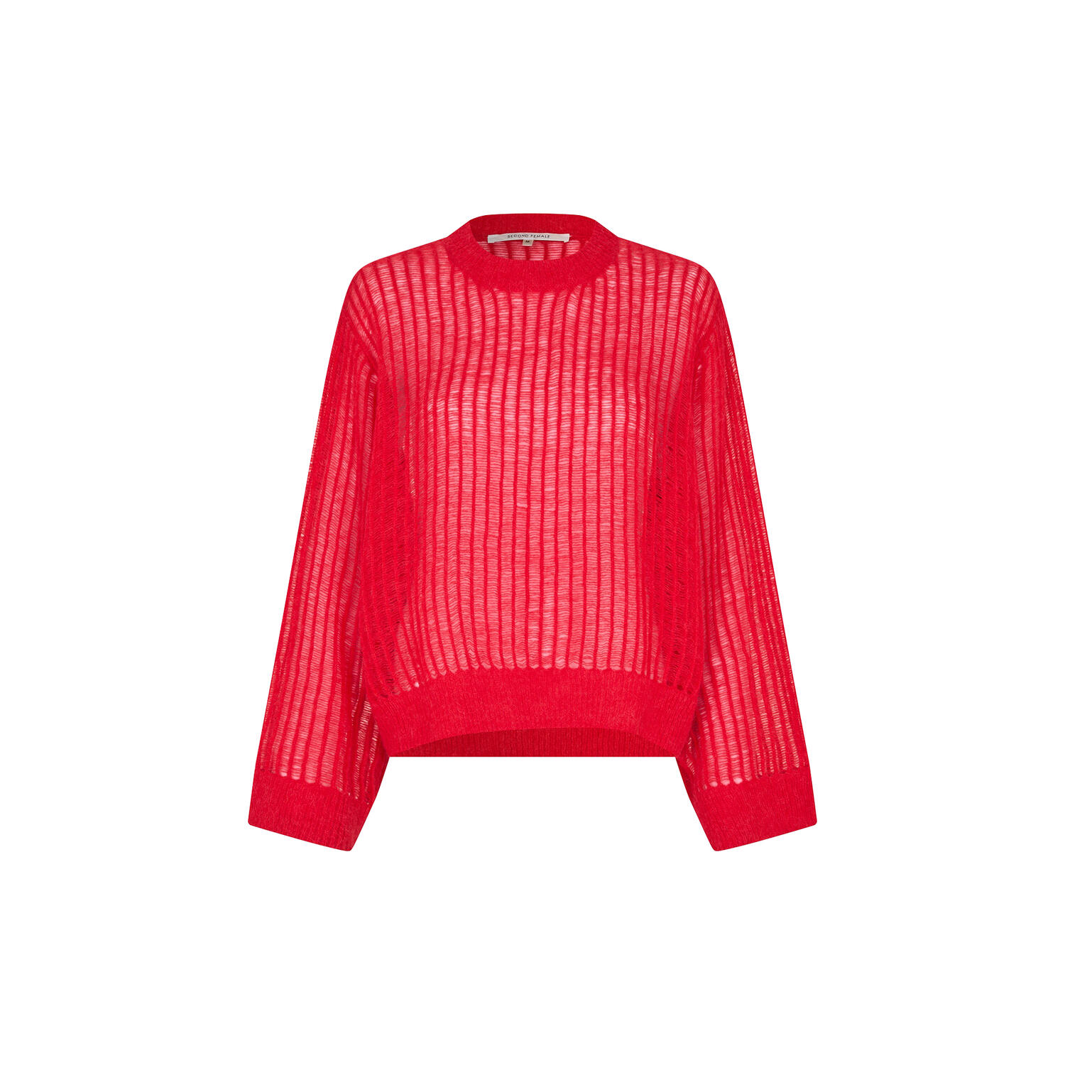Georgina Knit O-Neck, poinciana