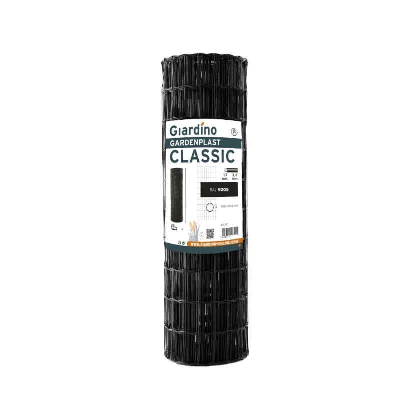 Treillis Gardenplast Classic noir Ø 101,6 x 50,8 mm 1,02 x 25 m GIARDINO