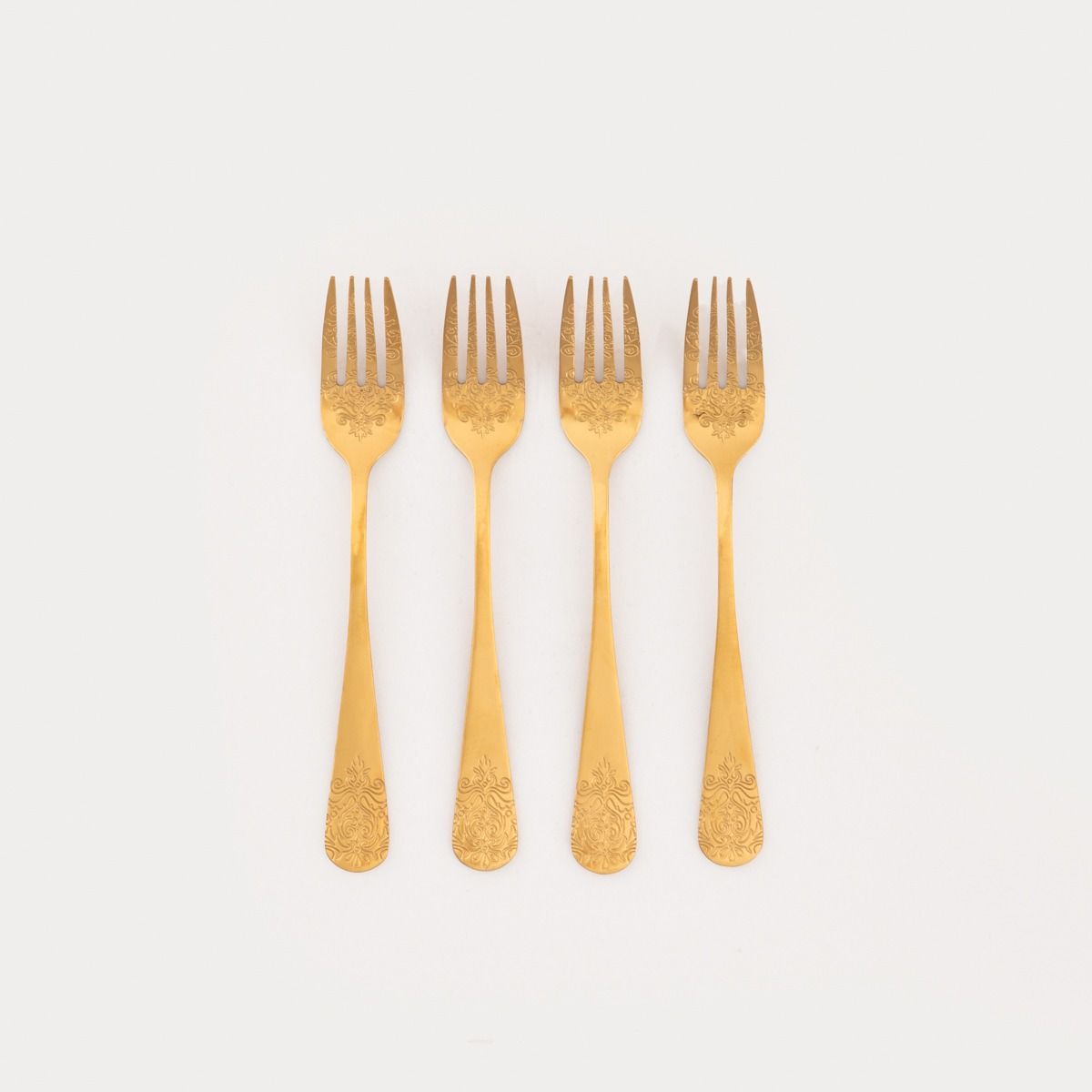 Zestaw widelczyków REGALIA deserowych złotych 4 szt.