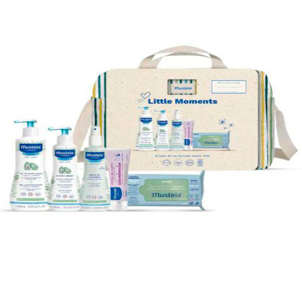 Mustela Little Moments Stripes 1.5L baby basket