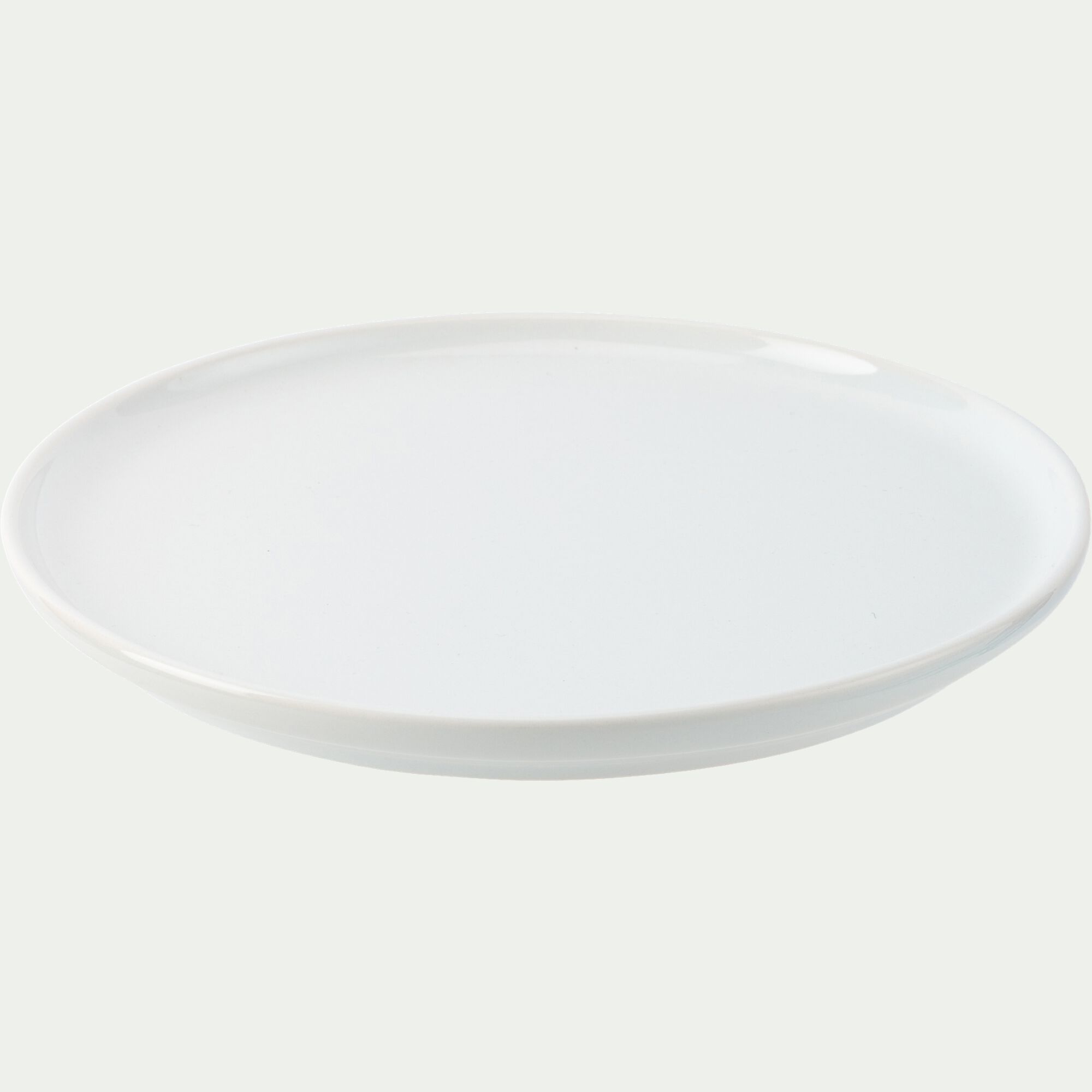 SELMA - Assiette à dessert en faïence D22,3cm - blanc ventoux