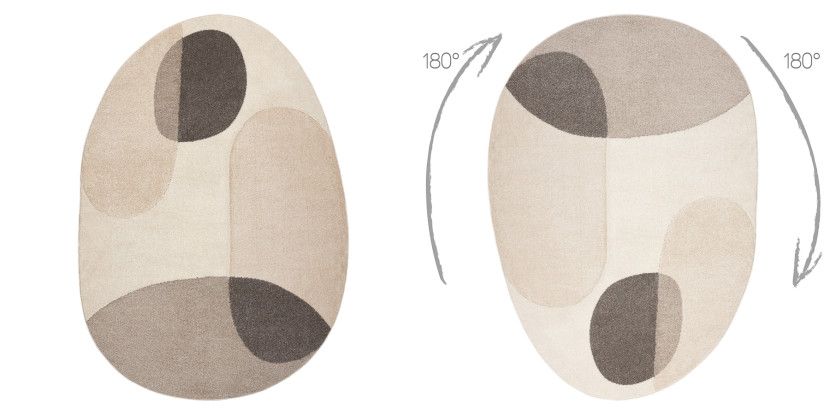 Dywan FUSION 5706 krem / beż Shape - Geometryczny, nowoczesny, 160x220 cm