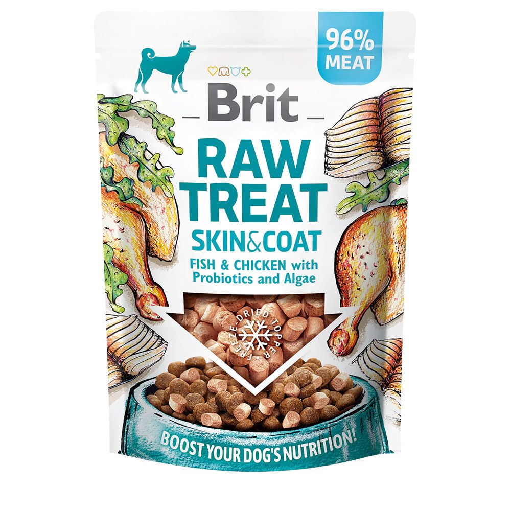 Brit Raw Treat - Skin & Coat with Fish & Chicken