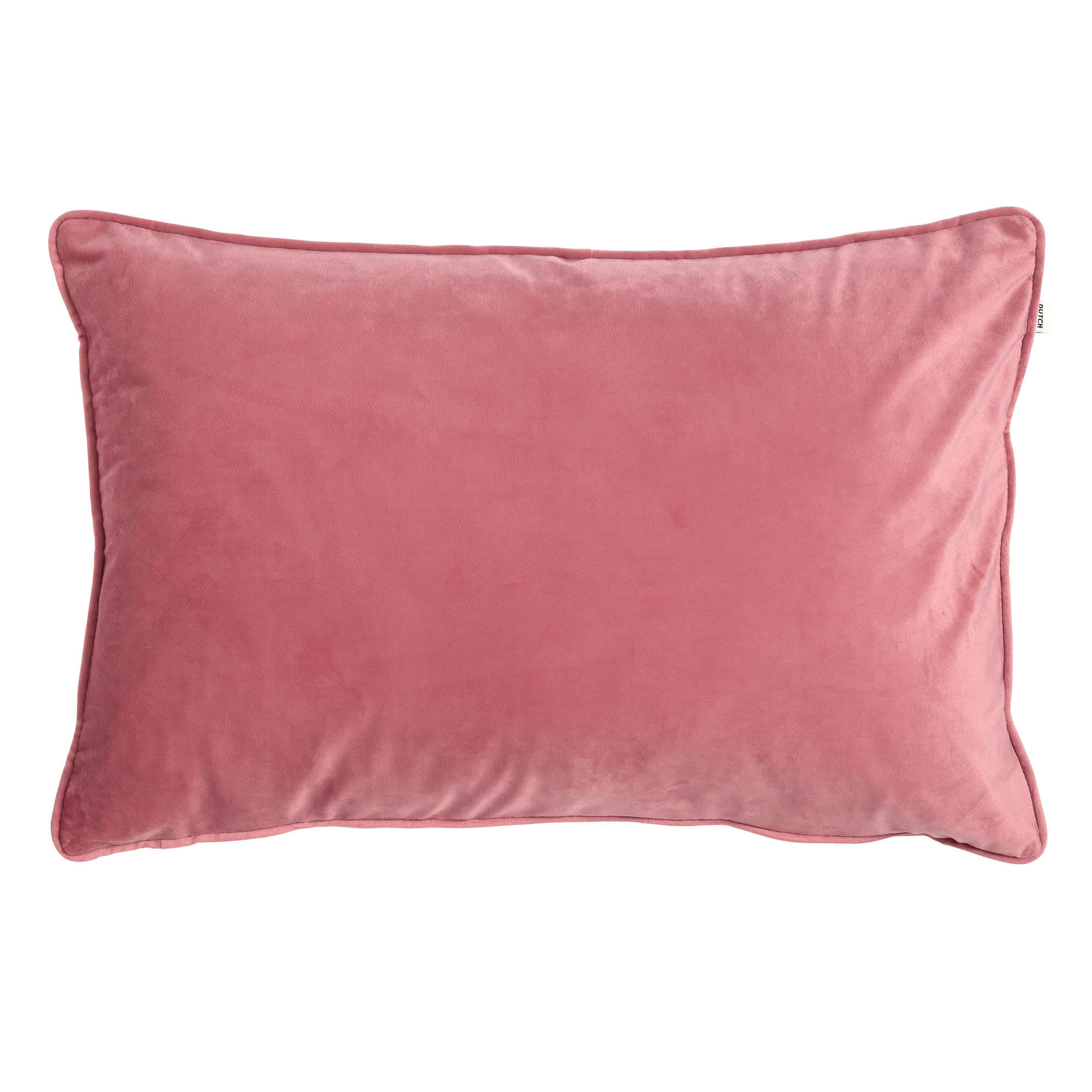 - Housse de coussin rose en velours-40x60 cm uni
