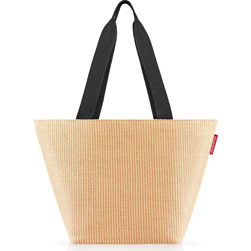Shopper Raffia Nero