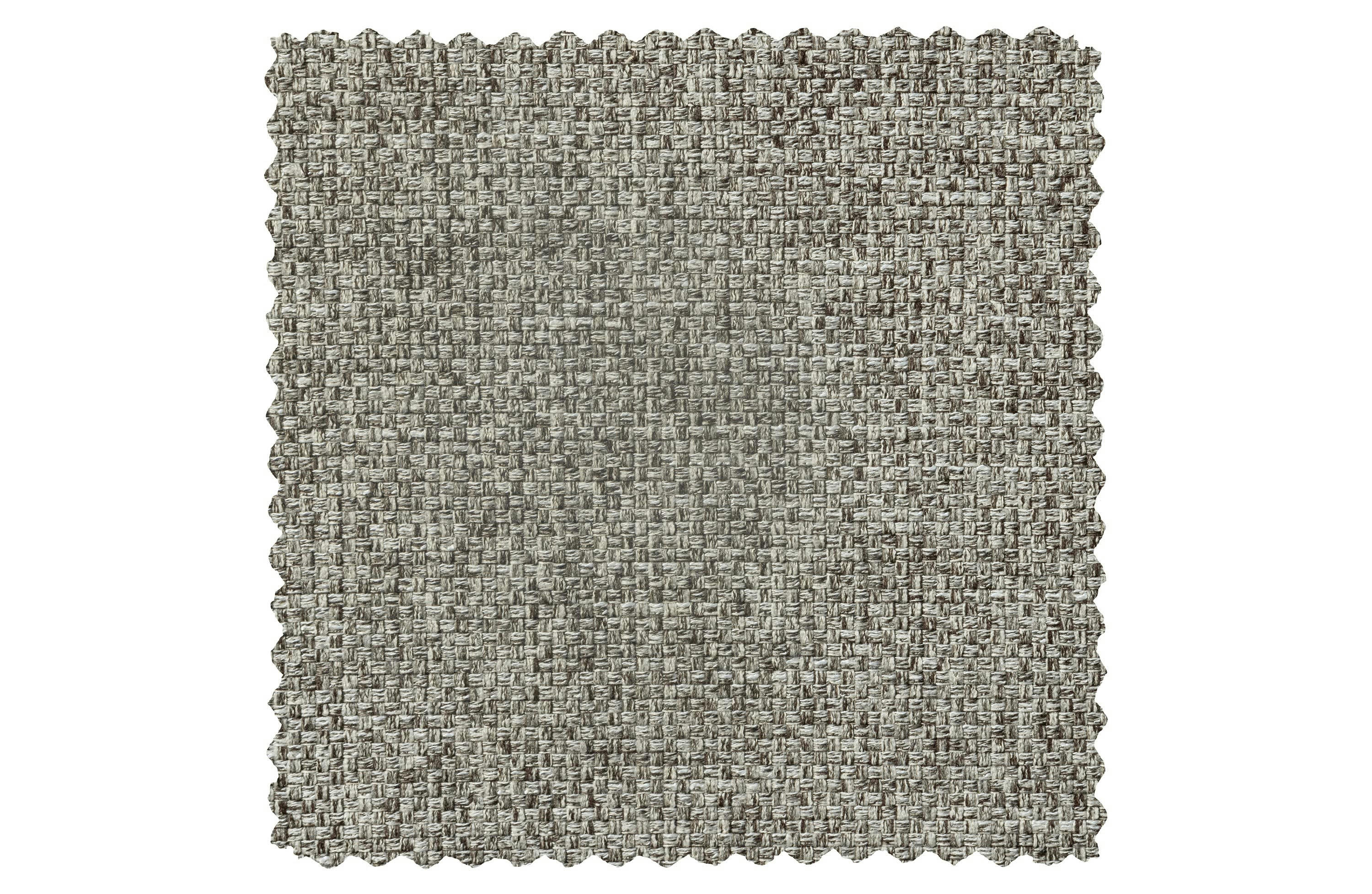 BEAN - Canapé 3 places d'angle gauche en tissu gris clair