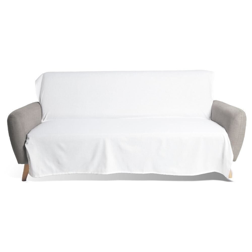 Jeté de canapé 170x250cm polycoton beige