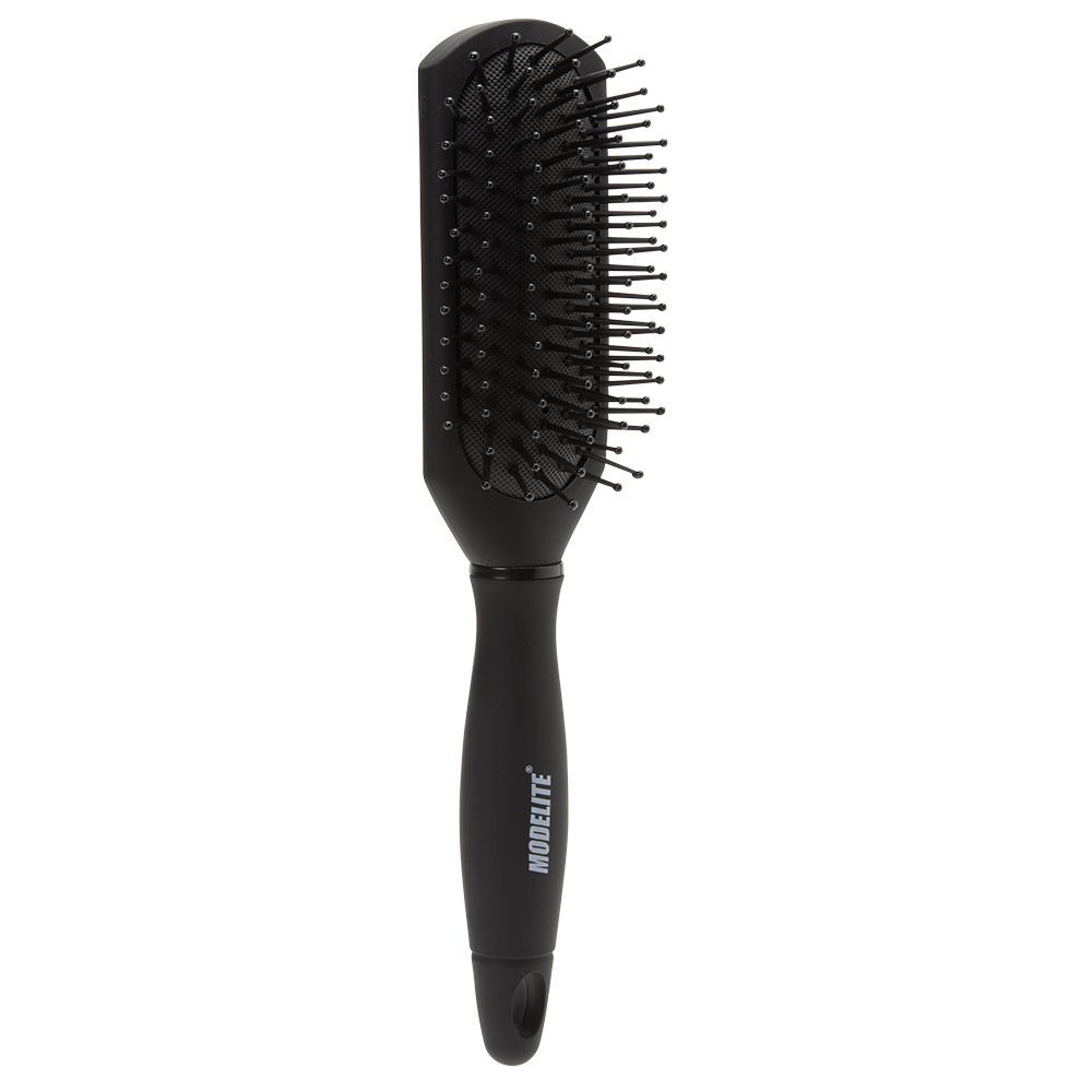Brosse pneumatique rectangulaire picots perlés pvc noir