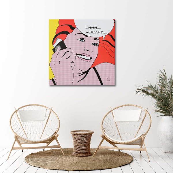 Feeby Obraz na płótnie Obraz komiksowy pop art 30x30