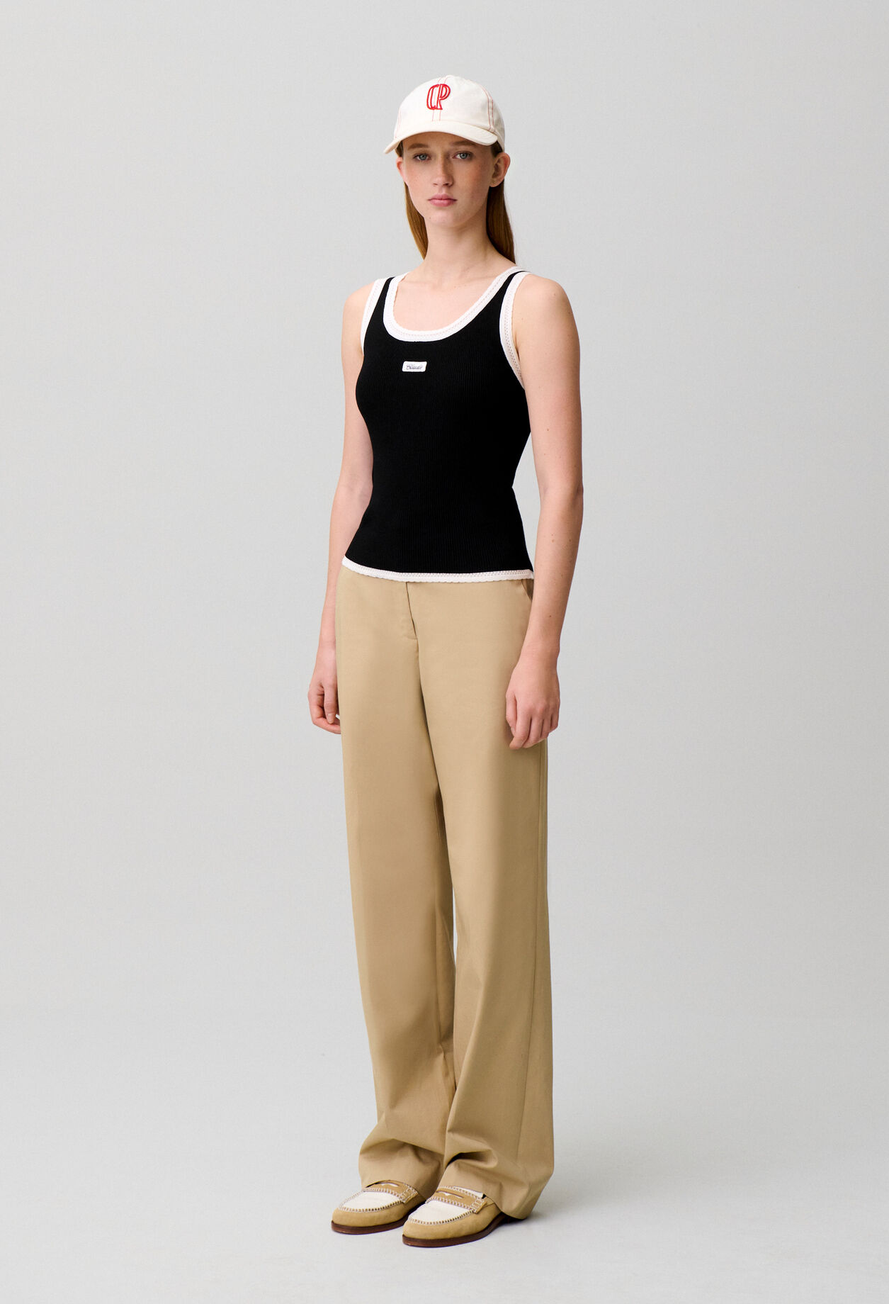 Top maille col rond
