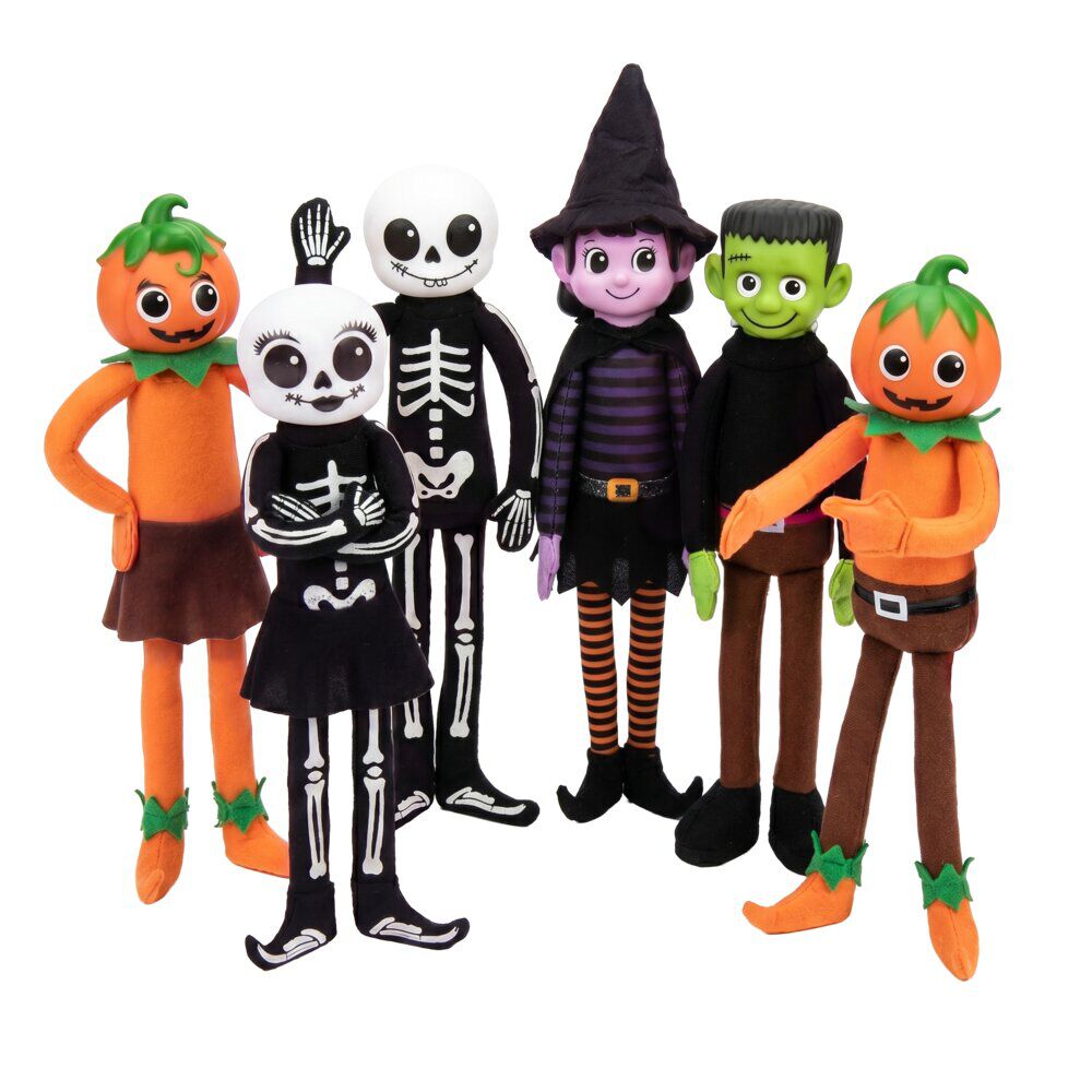 Gnome farceur personnages Halloween H30cm (6 modèles)
