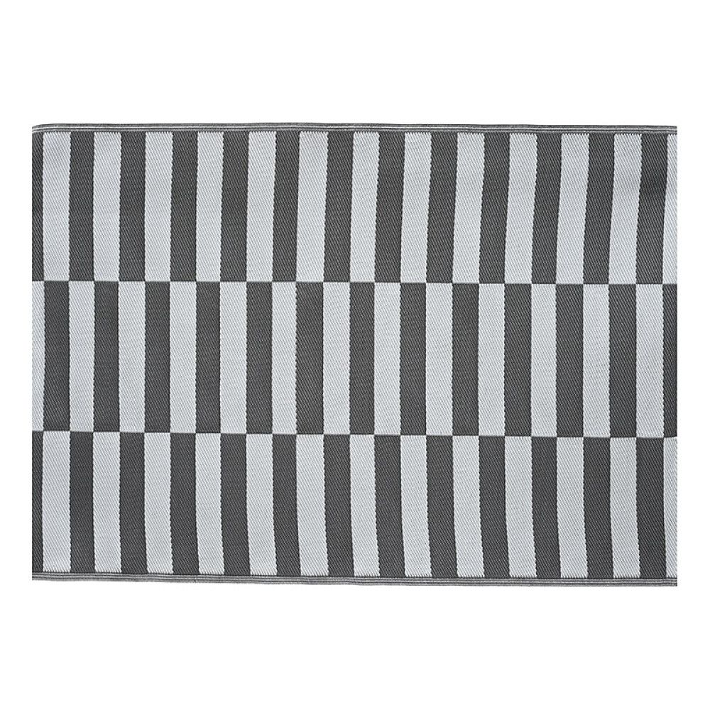 UTETEPPE ELEGANT GRÅ 180X270CM