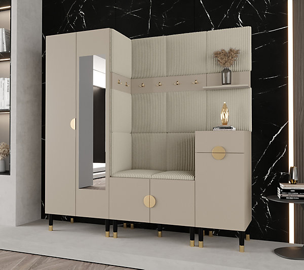 Ensemble de garde-robe Palermo 13 200x200x46 (Cachemire   Poso 100)