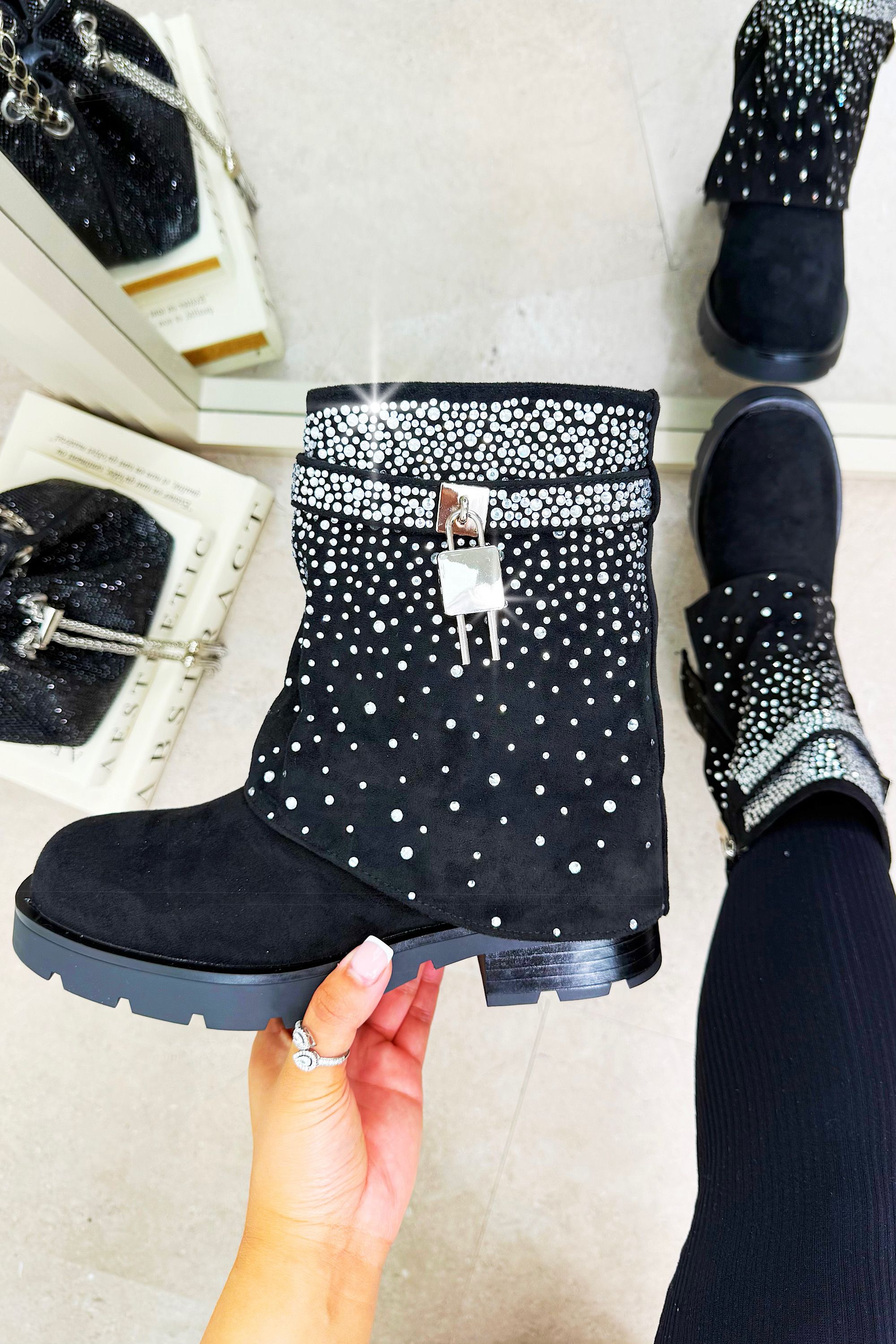 Love Lemonade Crystal Starlight Stride Boots