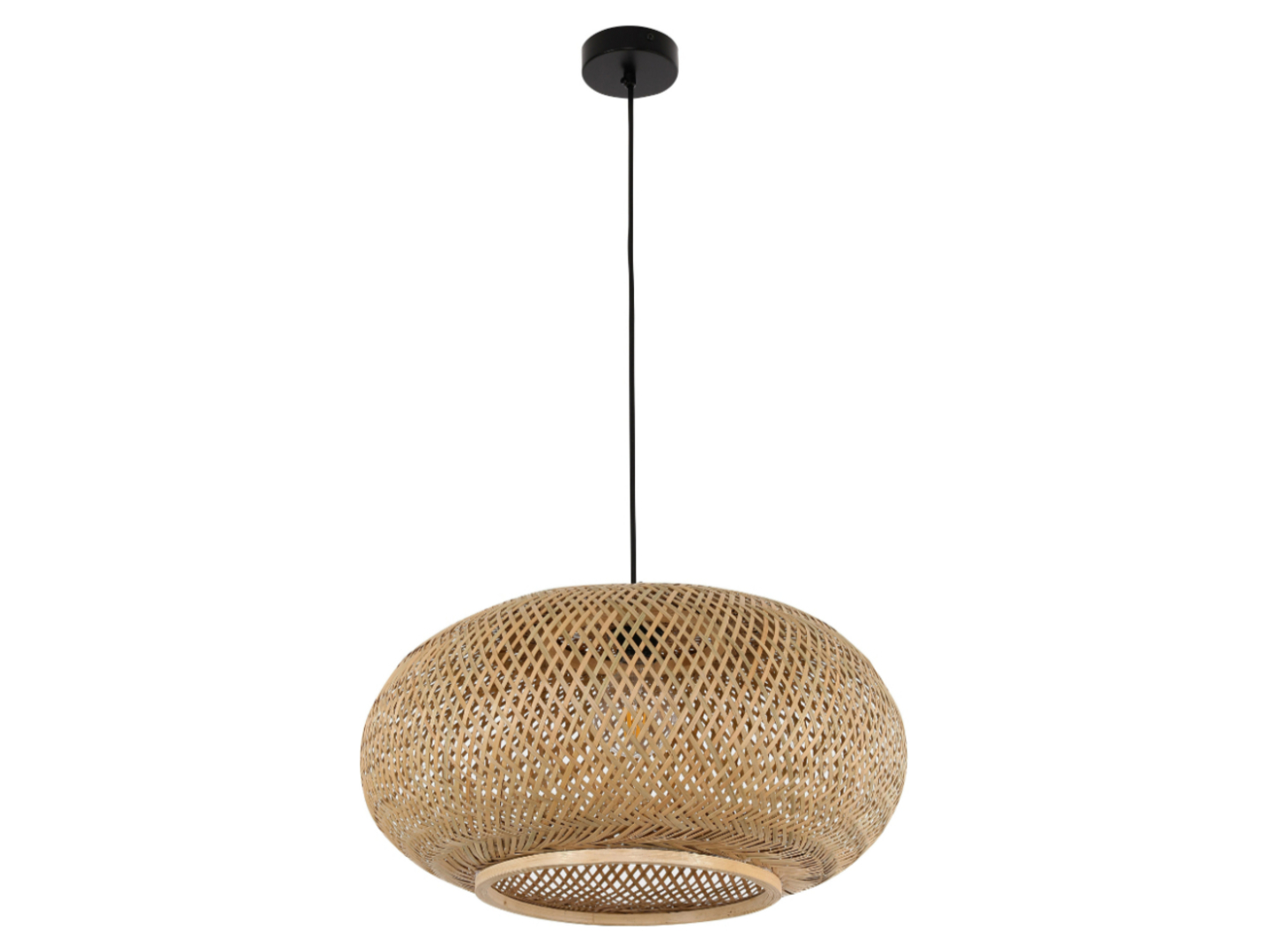 Lampa wisząca Jakarta bambusowa beżowa