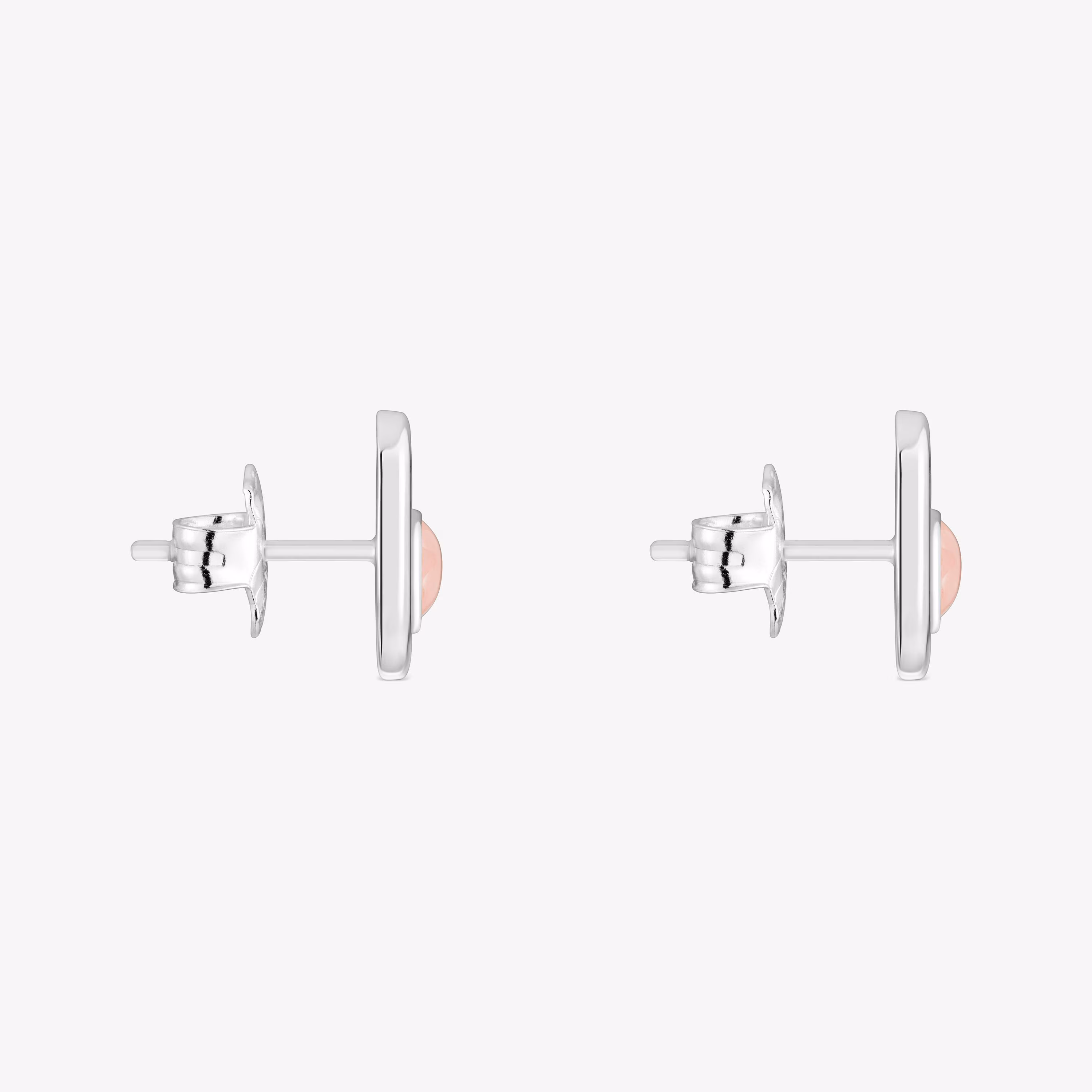 Pendientes de plata y cuarzo Camille