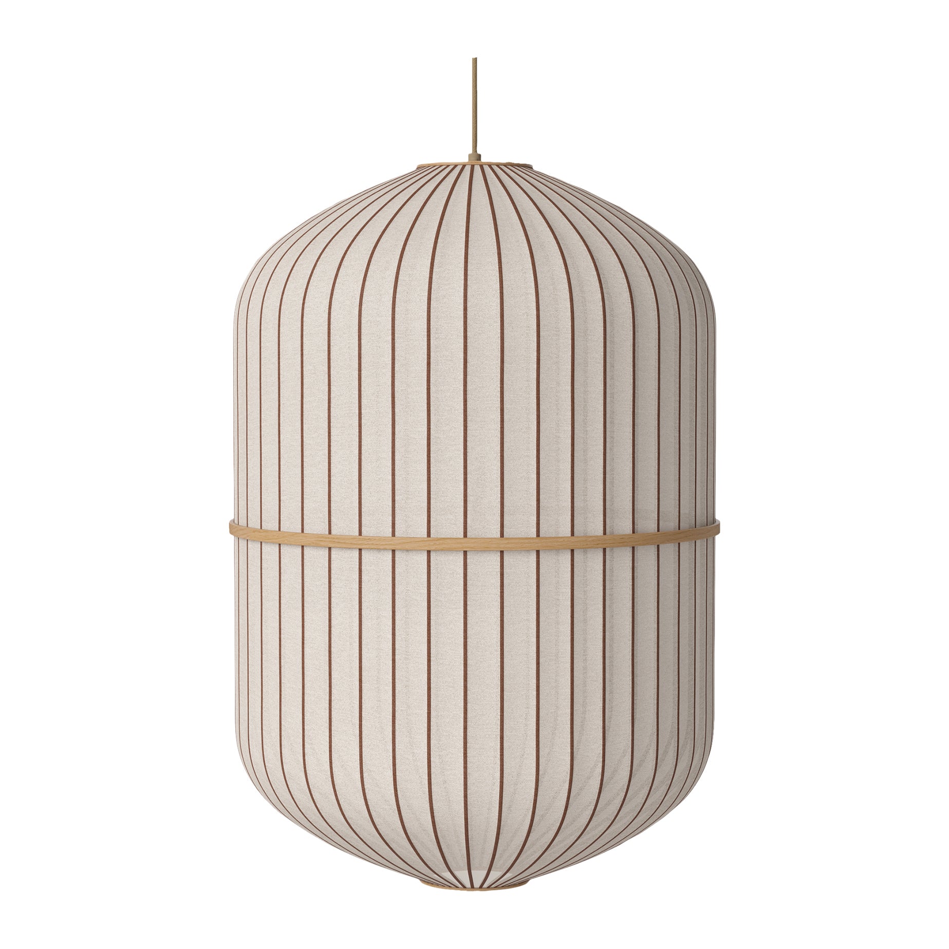 Bolia Lucén Hanglamp Ø 62 cm - Cilinder - Geolied Hout
