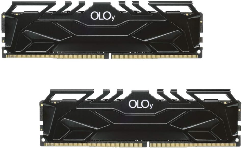 OLOy DDR4 RAM 16GB (2x8GB) Black Owl 3200 MHz CL22 1.2V 288-Pin Desktop UDIMM (MD4U0832220BHKDA)