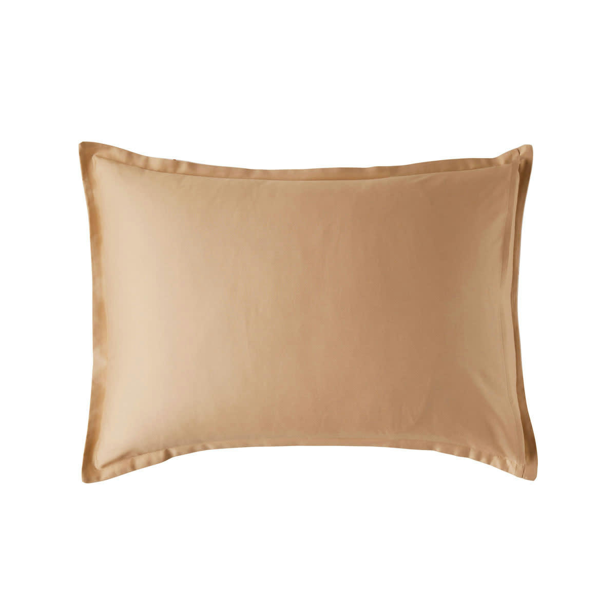 IMPRESSIONNISTE - Taie d'oreiller imprimée en satin de coton beige 50x70