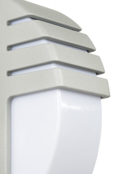 Kinkiet zewnętrzny srebrny CITY 1xE27x60W IP54 SU-MA