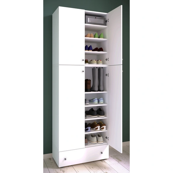 Schuhschrank »Lona«, BxHxL: 39 x 200 x 70 cm, Holzwerkstoff